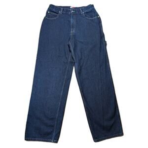 Tommy Jeans Carpenter Denim Pants Dark Wash Straight Leg Vintage 34x34